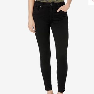 KUT Donna High Rise Ankle Skinny - Black
